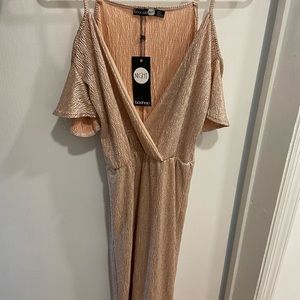 Long evening gown with slit